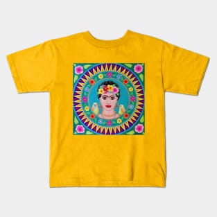 Fabulous Frida Mandala Kids T-Shirt